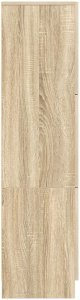 vidaXL Sonoma Dębowa Komoda Dąb Sonoma Płyta wiórowa, fornir dębowy Średni 6