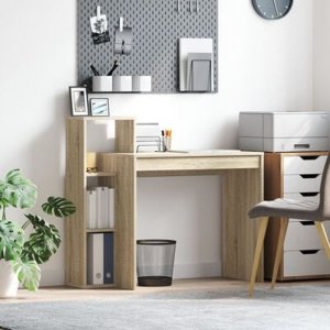 Biurko vidaXL Dąb Sonoma 100 cm x 40 cm 4