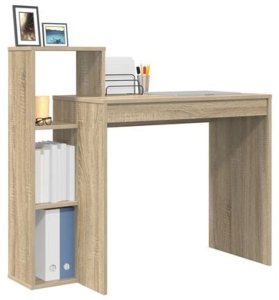 Biurko vidaXL Dąb Sonoma 100 cm x 40 cm 5