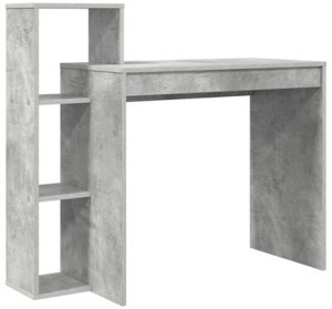 Biurko vidaXL Szare 100 cm x 40 cm 3