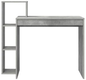 Biurko vidaXL Szare 100 cm x 40 cm 6