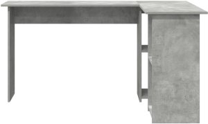 Biurko vidaXL Jasnoszare 145 cm x 81 cm 4