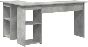 Biurko vidaXL Jasnoszare 145 cm x 81 cm 6