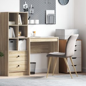 vidaXL Biurko do Pisania Sonoma Oak Drewno sztuczne 70 x 40 x 76 cm 1