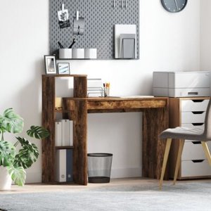 Biurko vidaXL Dąb 100 cm x 40 cm 4