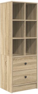vidaXL Jednostka półkowa dębowa Sonoma Dąb Sonoma MDF Duża 2