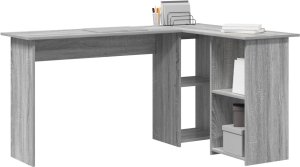 Biurko vidaXL Szare 120 cm x 50 cm 2