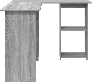 Biurko vidaXL Szare 120 cm x 50 cm 5