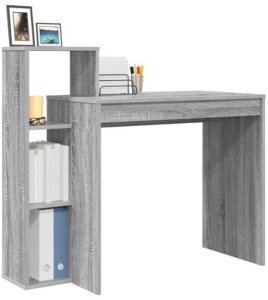 Biurko vidaXL Szare 100 cm x 40 cm 5