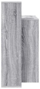 Biurko vidaXL Szare 100 cm x 40 cm 7