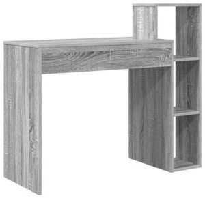 Biurko vidaXL Szare 100 cm x 40 cm 8