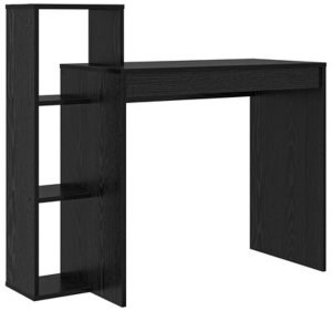 Biurko vidaXL Czarne 100 cm x 40 cm 3