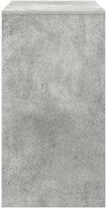 Biurko vidaXL Szare 80 cm x 40 cm 5