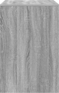 Biurko vidaXL Szare 70 cm x 50 cm 5