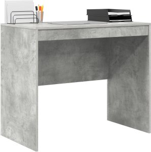 Biurko vidaXL Szare 90 cm x 50 cm 3