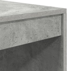 Biurko vidaXL Szare 90 cm x 50 cm 7