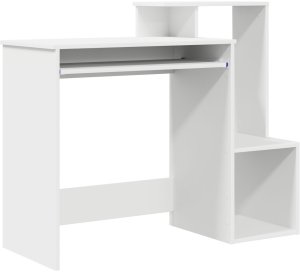Biurko vidaXL Białe 106 cm x 41 cm 2