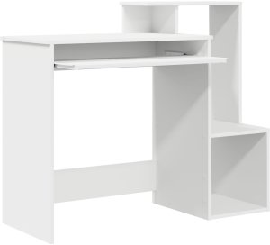 Biurko vidaXL Białe 106 cm x 41 cm 4