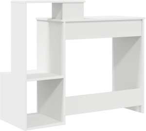 Biurko vidaXL Białe 106 cm x 41 cm 7