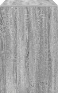 Biurko vidaXL Szare 90 cm x 50 cm 5