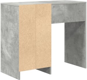 Biurko vidaXL Szare 100 cm x 50 cm 7