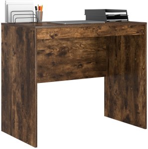 Biurko vidaXL Brązowe 90 cm x 50 cm 3