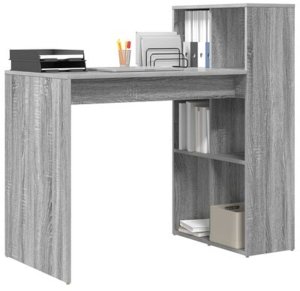 Biurko vidaXL Szare 108 cm x 55 cm 5
