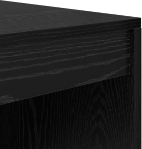 Biurko vidaXL Czarne 50 cm x 90 cm 7