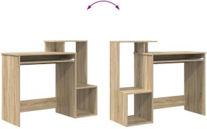Biurko vidaXL Dąb Sonoma 106 cm x 41 cm 10
