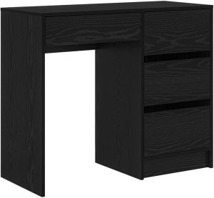 Biurko vidaXL Czarne 80 cm x 50 cm 2
