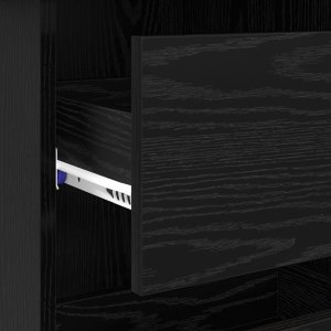 Biurko vidaXL Czarne 80 cm x 50 cm 8