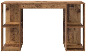 Biurko vidaXL Brązowe 130 cm x 50.5 cm 4