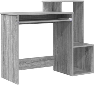 Biurko vidaXL Szare 106 cm x 41 cm 2