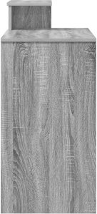 Biurko vidaXL Szare 106 cm x 41 cm 6