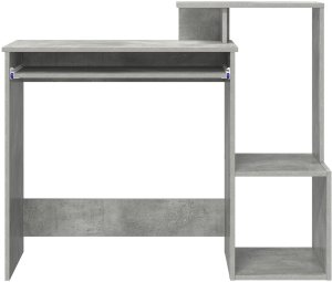 Biurko vidaXL Szare 106 cm x 41 cm 5