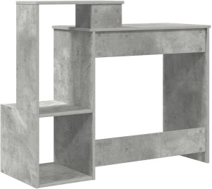 Biurko vidaXL Szare 106 cm x 41 cm 7