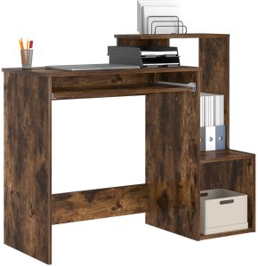 Biurko vidaXL Brązowe 106 cm x 41 cm 3