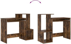 Biurko vidaXL Brązowe 106 cm x 41 cm 10