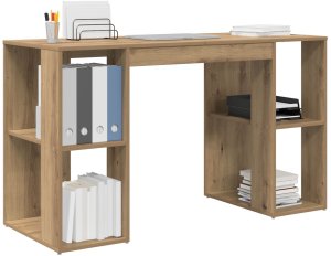 Biurko vidaXL Dąb 130 cm x 50.5 cm 3