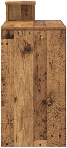 Biurko vidaXL Brązowe 106 cm x 41 cm 6