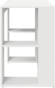 Biurko vidaXL Białe 130 cm x 50.5 cm 5