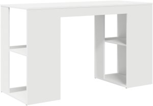 Biurko vidaXL Białe 130 cm x 50.5 cm 6