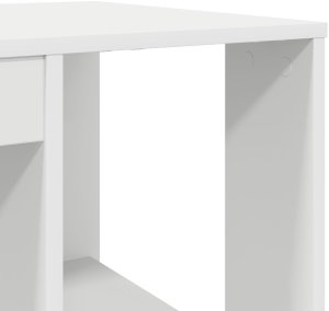 Biurko vidaXL Białe 130 cm x 50.5 cm 7