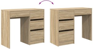 Biurko vidaXL Dąb Sonoma 90 cm x 50 cm 9