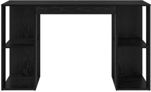 Biurko vidaXL Czarne 130 cm x 50.5 cm 4