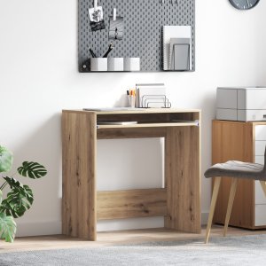 vidaXL Biurko komputerowe Dąb artystyczny Drewno inżynieryjne Standard 1