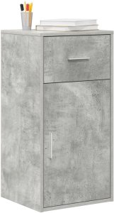 vidaXL szary stół do przechowywania Szary beton 3