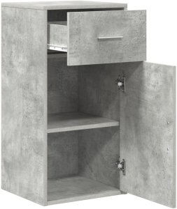 vidaXL szary stół do przechowywania Szary beton 4