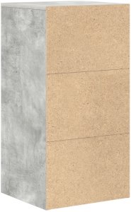 vidaXL szary stół do przechowywania Szary beton 7