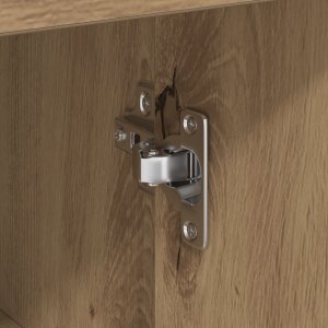 vidaXL Szafka Dębowa Rzemieślnicza Dąb Drewno Konstrukcyjne Średnia 9